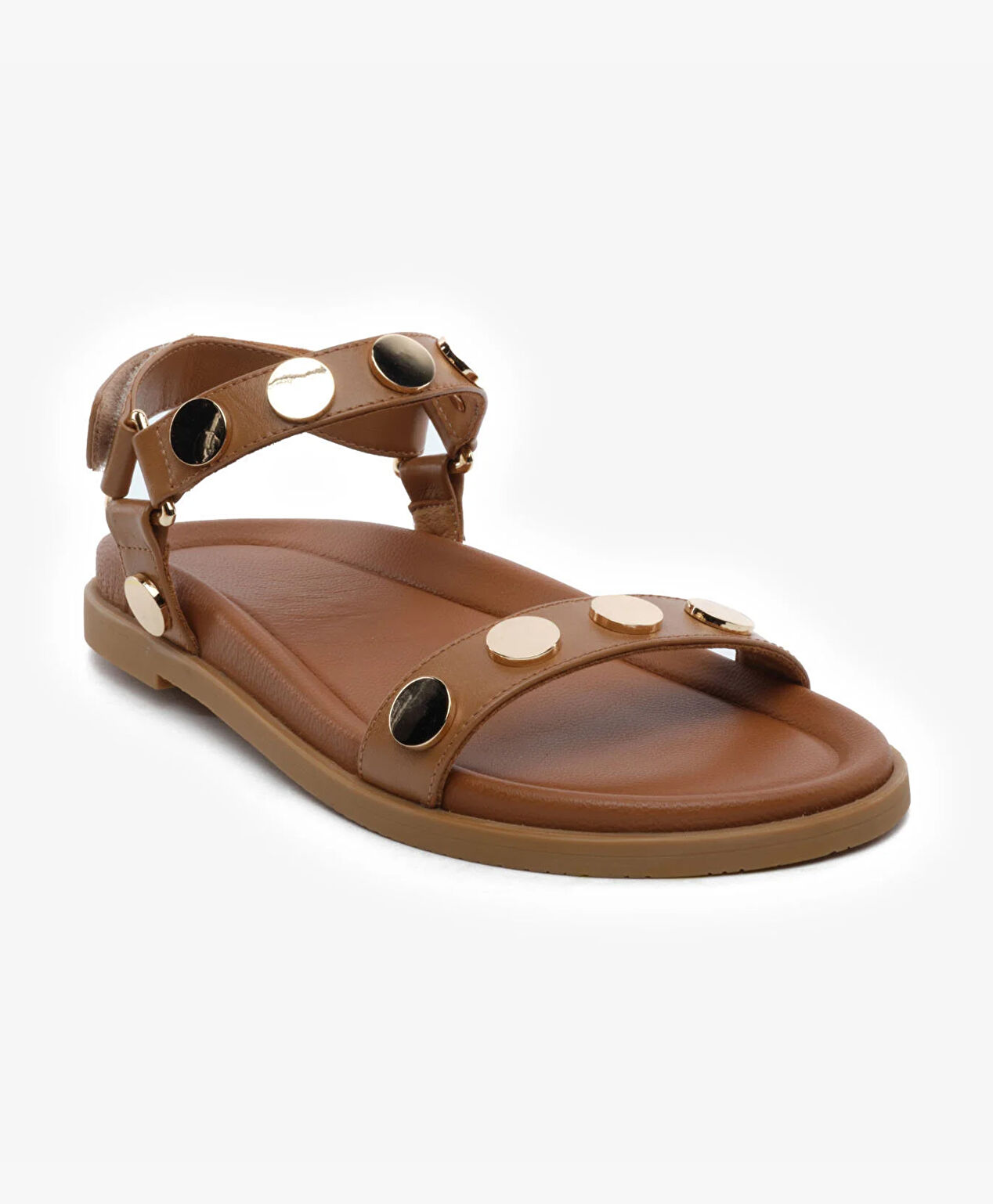 Kadın taba Hakiki Deri Sandalet - 2