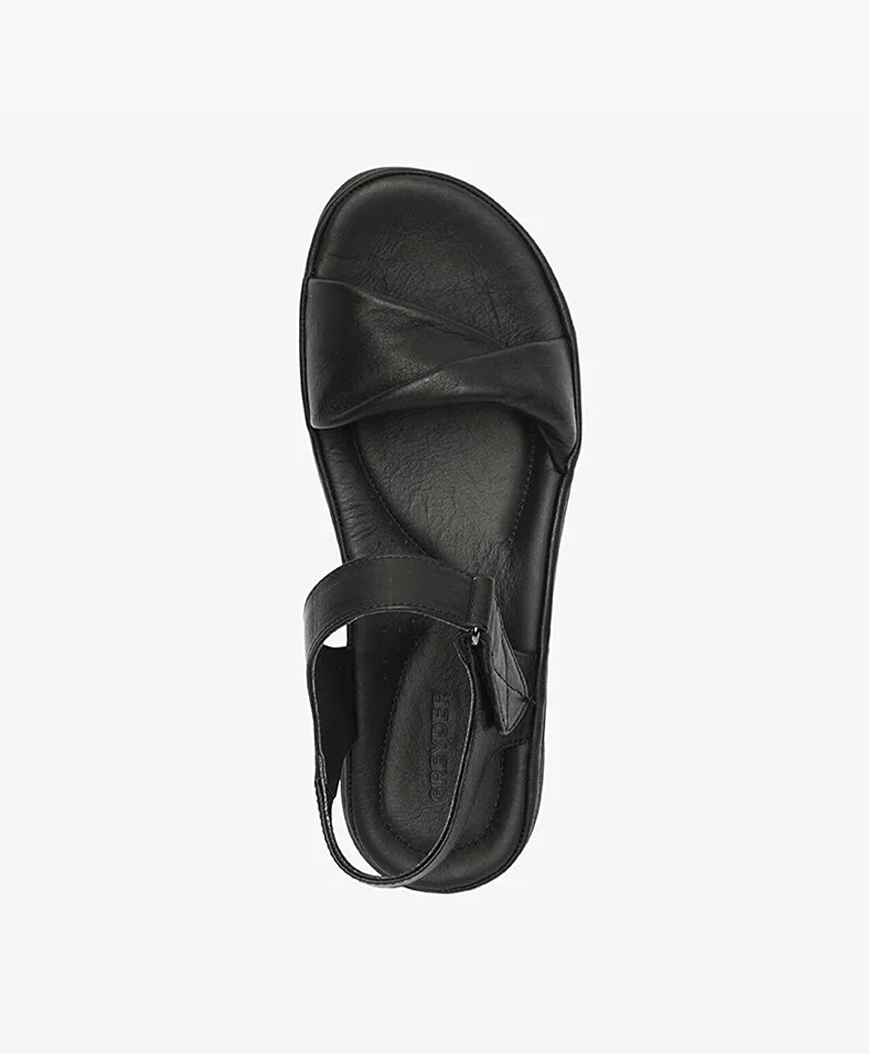 Kadın Siyah Hakiki Deri Sandalet - 4