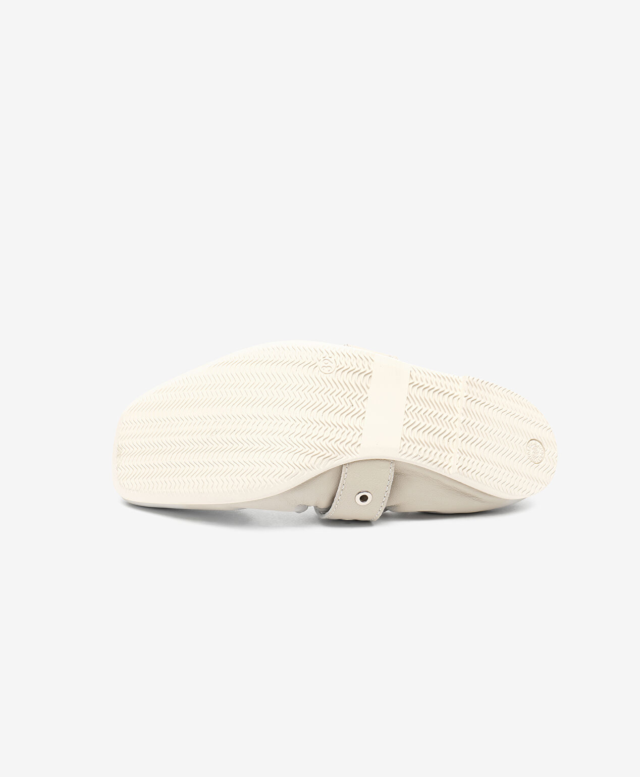 Kadın Bej Hakiki Deri Babet - 6