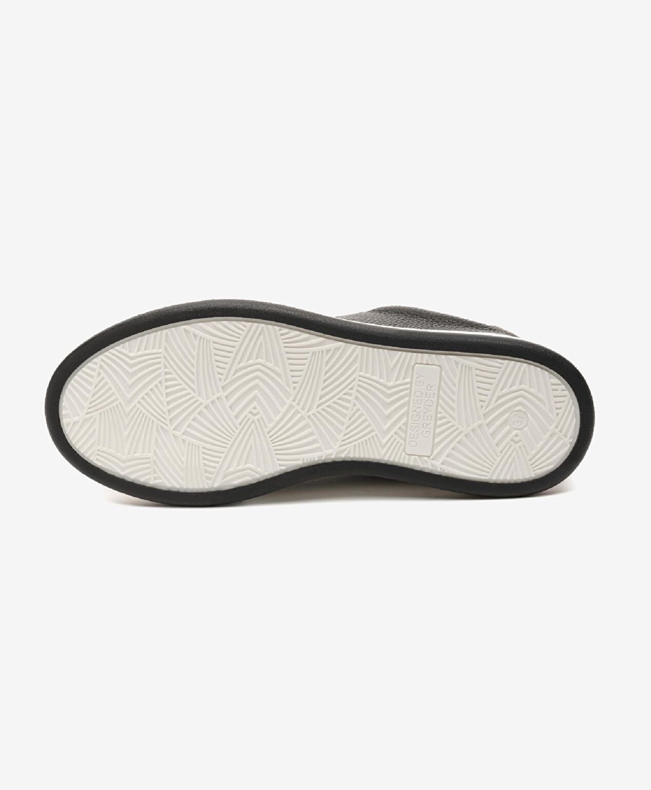Kadın Siyah Hakiki Deri Sneaker Ayakkabı - 6