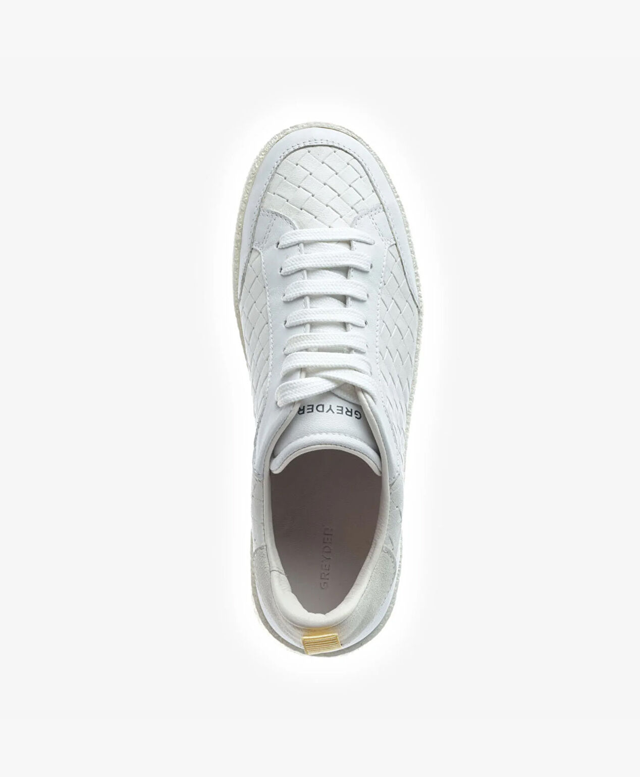 Kadın Beyaz Hakiki Deri Sneaker Ayakkabı - 4