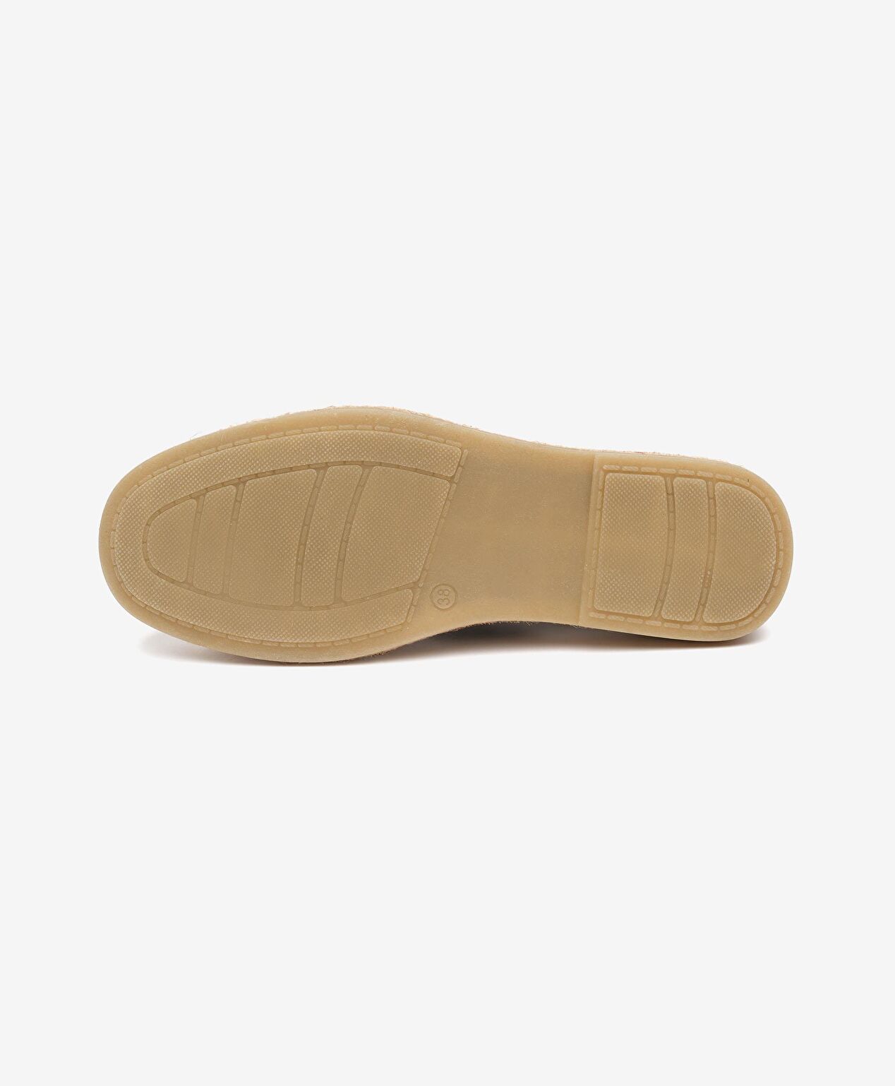 Kadın Bej Süet Beyaz Hakiki Deri Sneaker Ayakkabı - 6