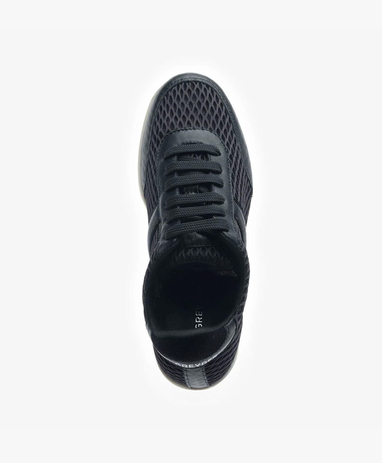 Kadın Siyah Hakiki Deri Sneaker Ayakkabı - 4