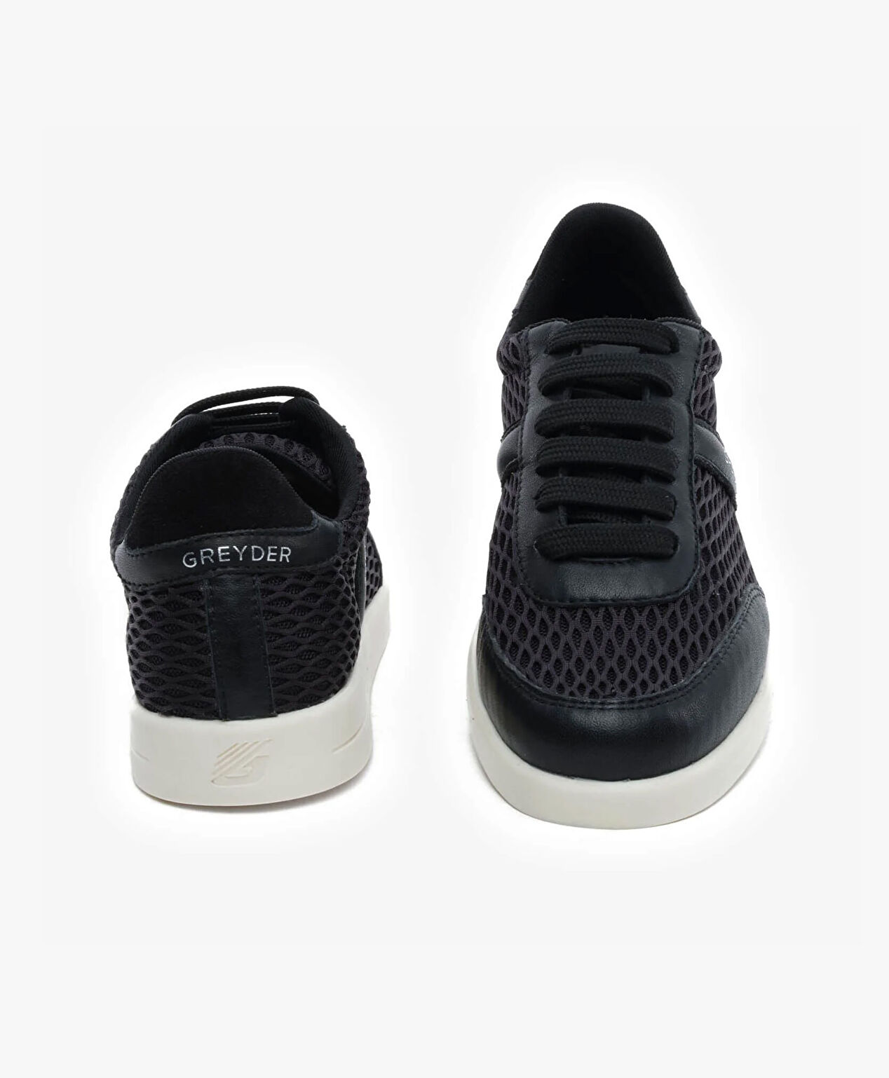Kadın Siyah Hakiki Deri Sneaker Ayakkabı - 7