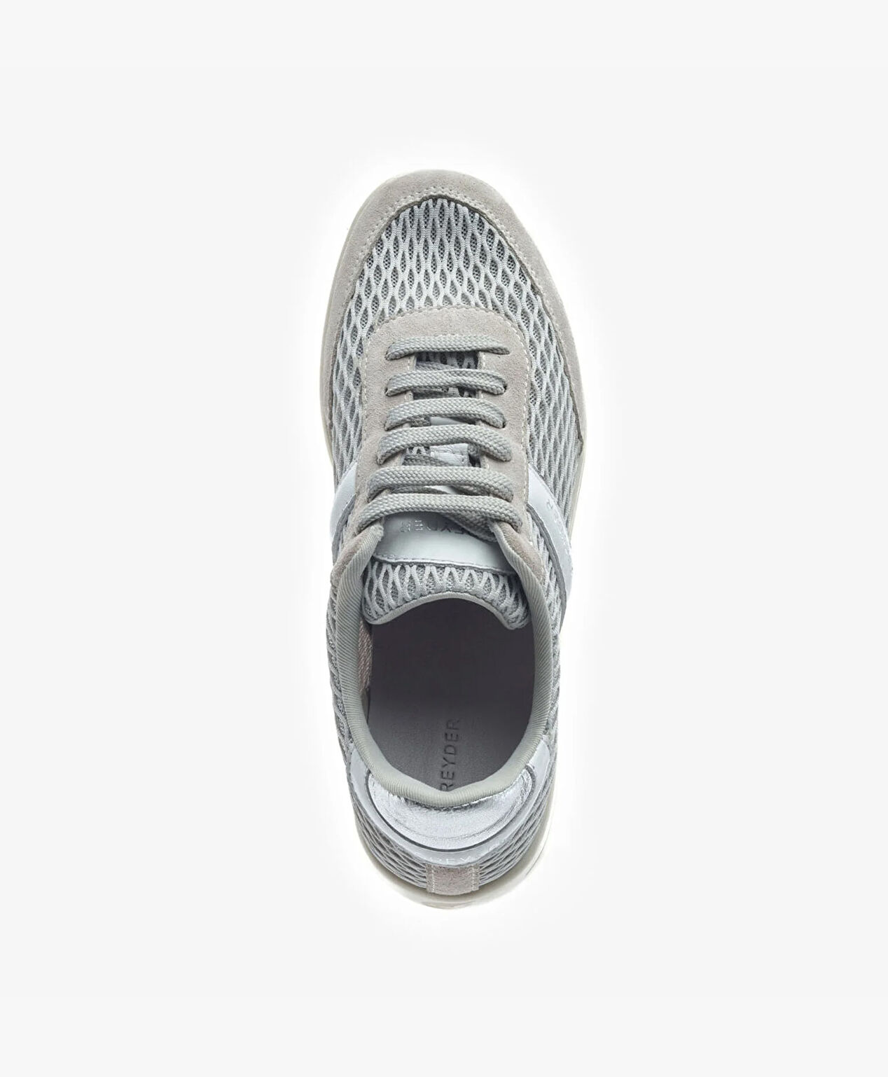 Kadın Gri Hakiki Deri Sneaker Ayakkabı - 4