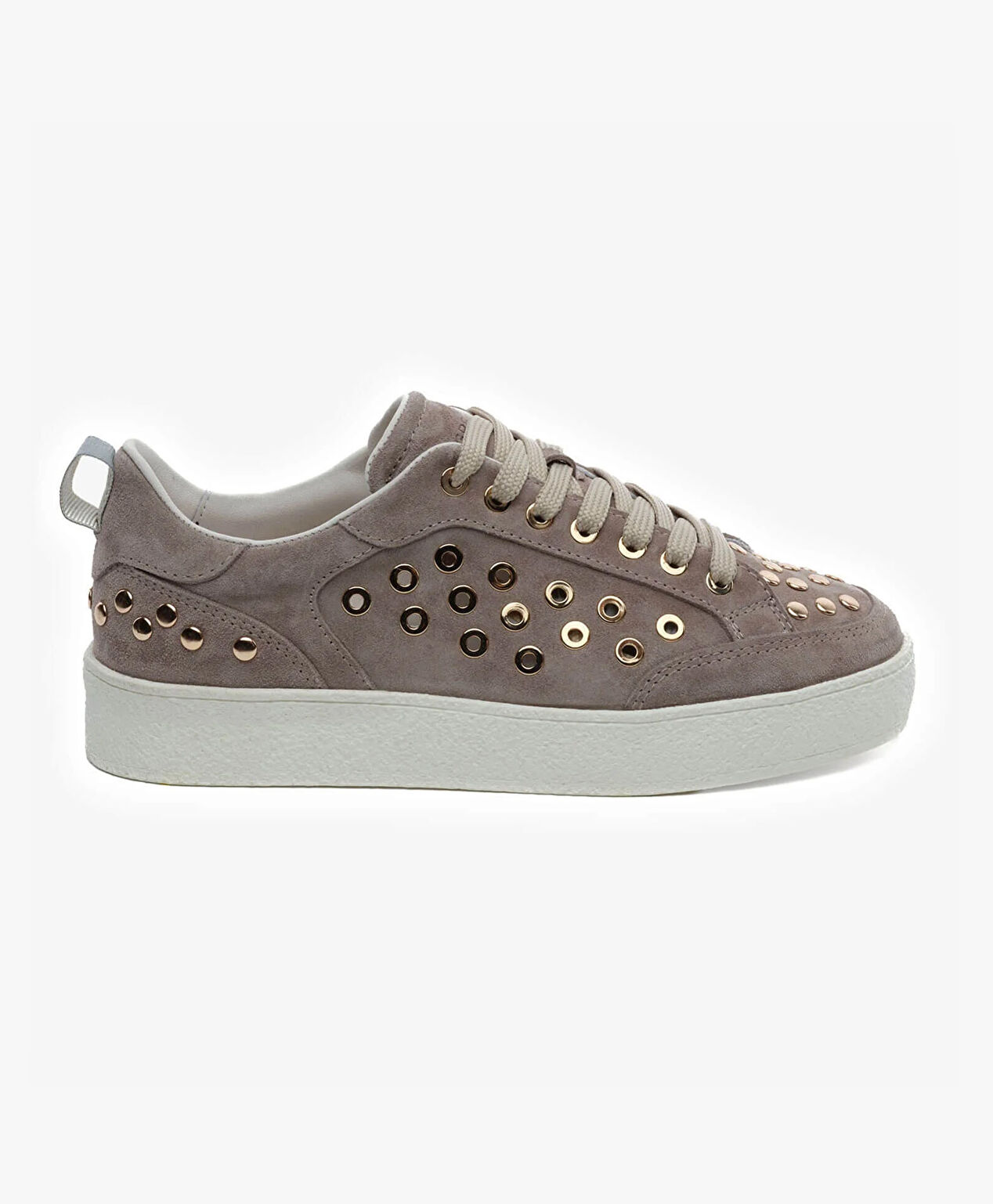 Kadın Vizon Hakiki Deri Sneaker Ayakkabı - 1