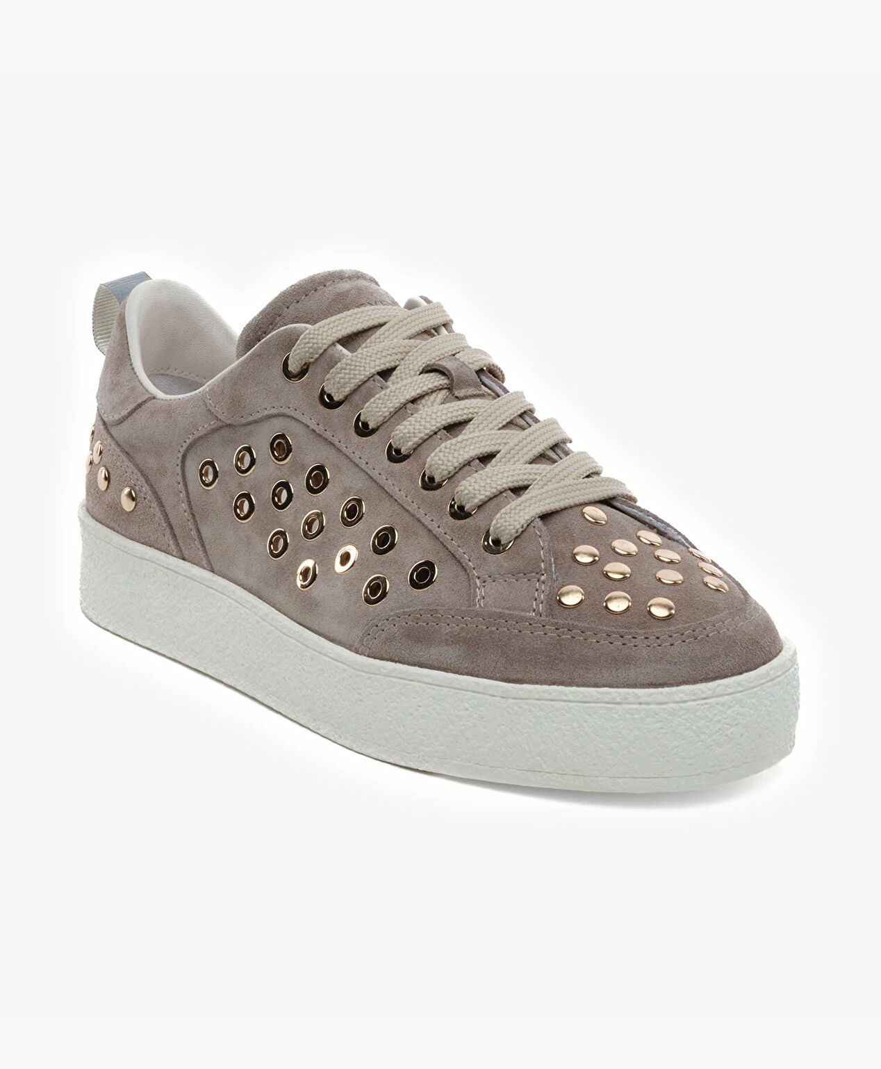 Kadın Vizon Hakiki Deri Sneaker Ayakkabı - 2