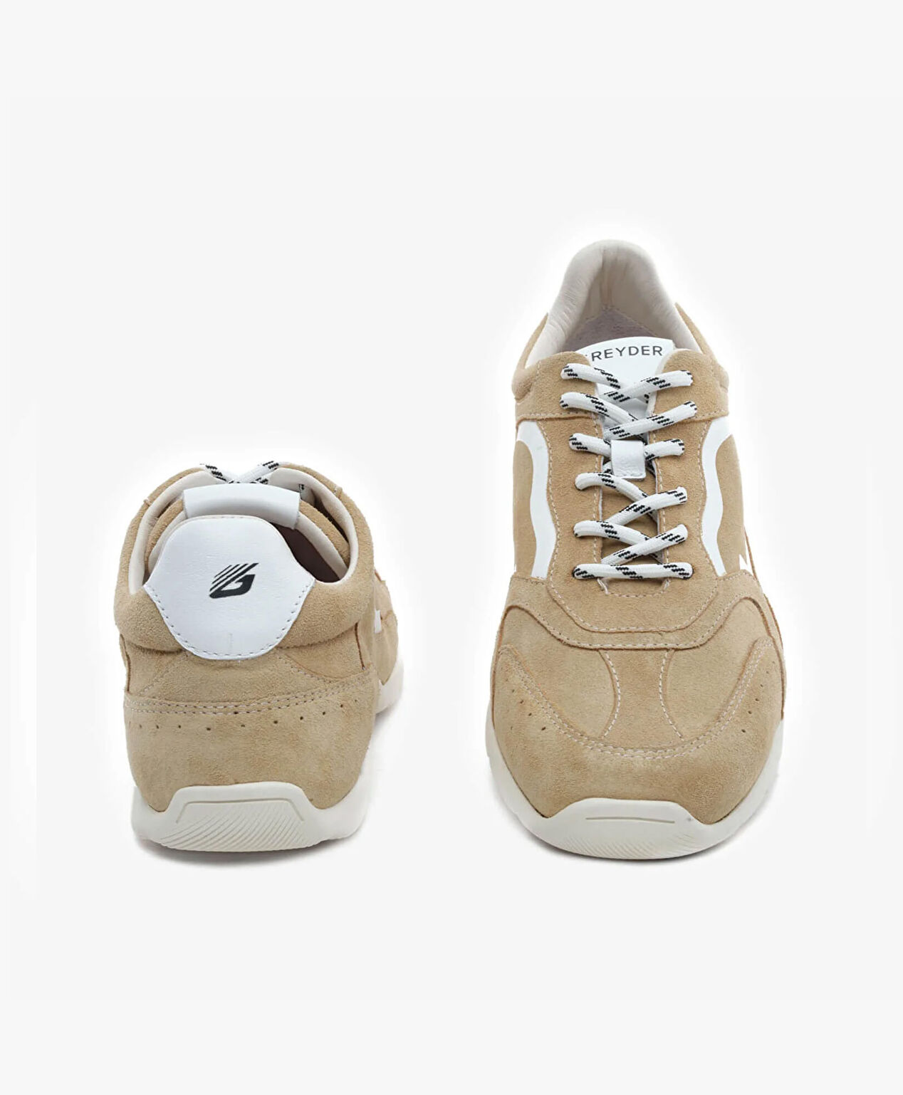 Kadın Bej Hakiki Deri Spor Ayakkabı - 7