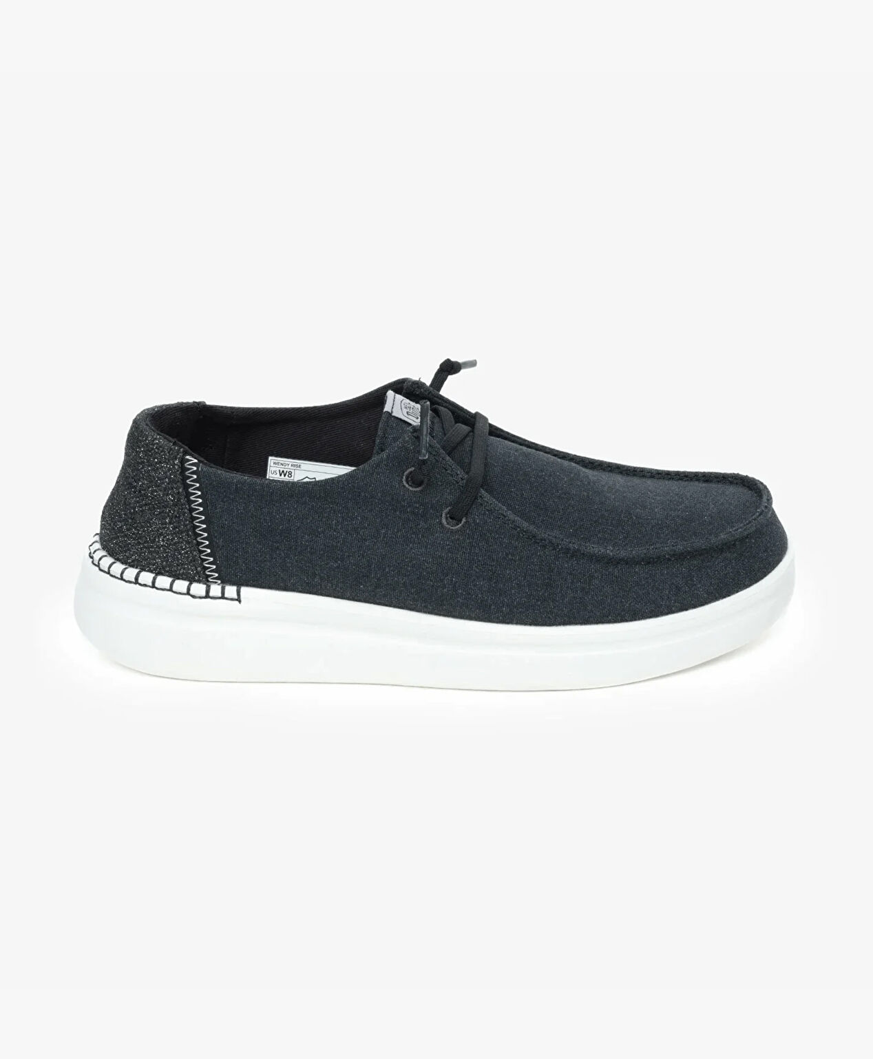 Heydude Kadın Siyah Sneaker Ayakkabı - 1