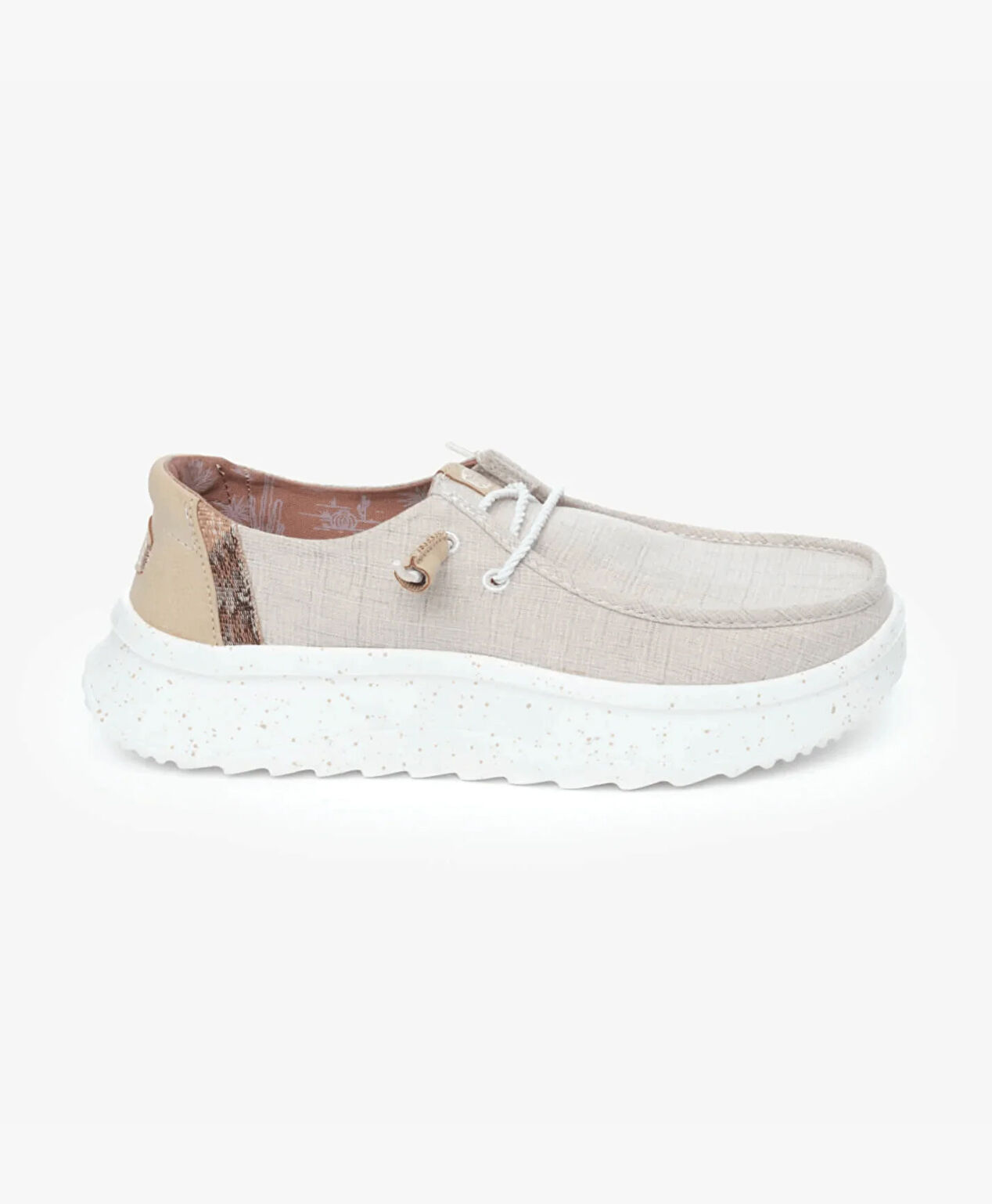 Heydude Kadın Bej Sneaker Ayakkabı - 1