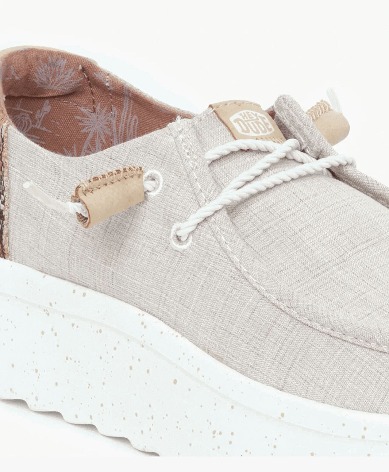 Heydude Kadın Bej Sneaker Ayakkabı - 5