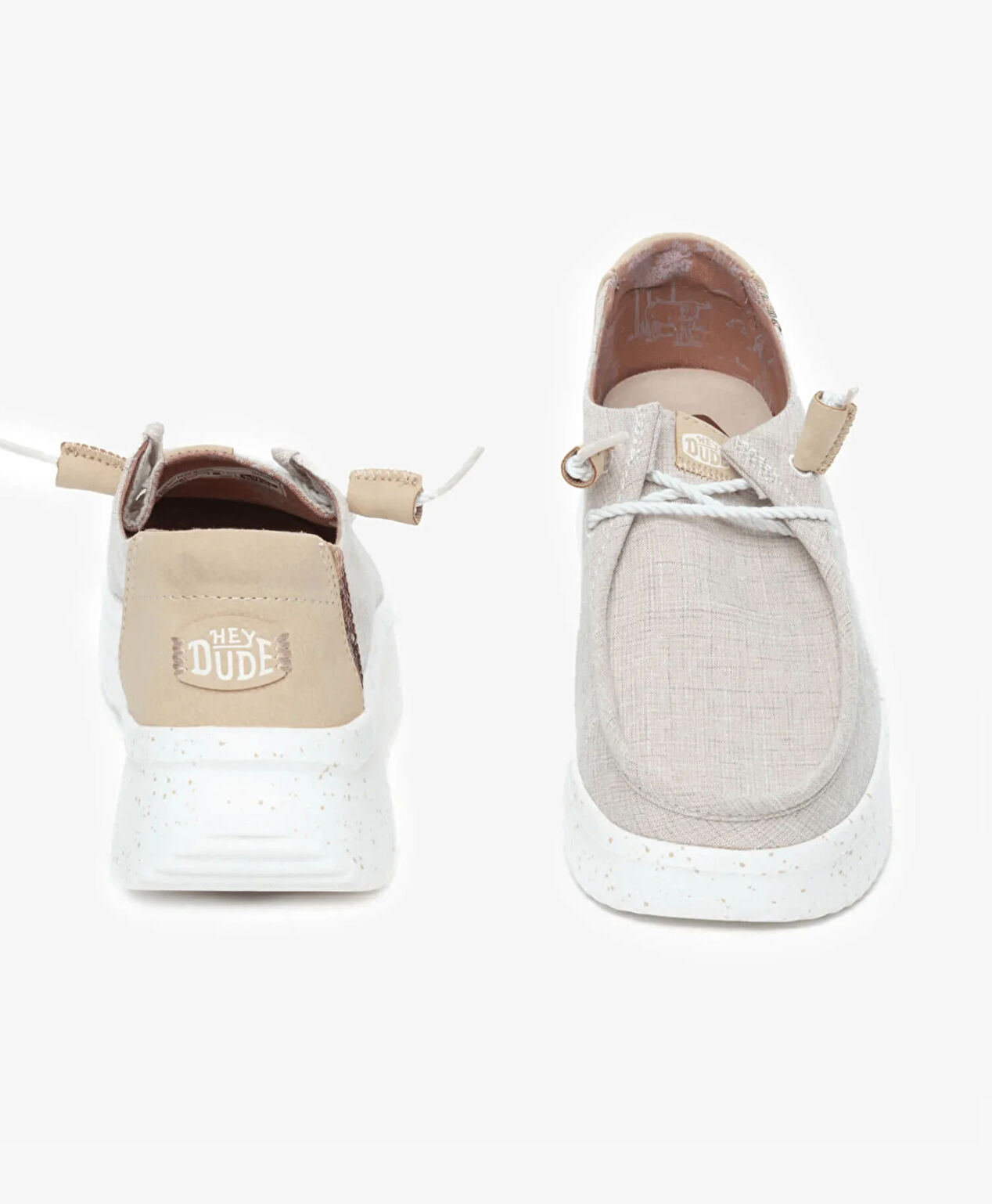 Heydude Kadın Bej Sneaker Ayakkabı - 7