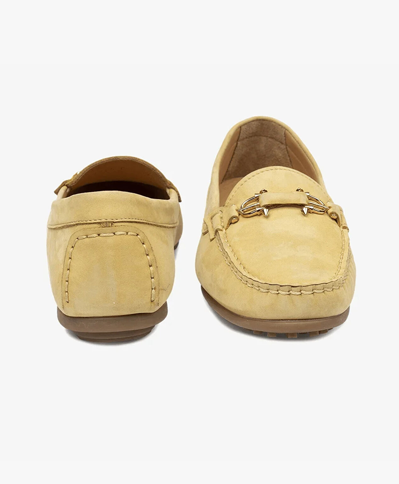 Kadın Sarı Hakiki Deri Loafer Ayakkabı - 9
