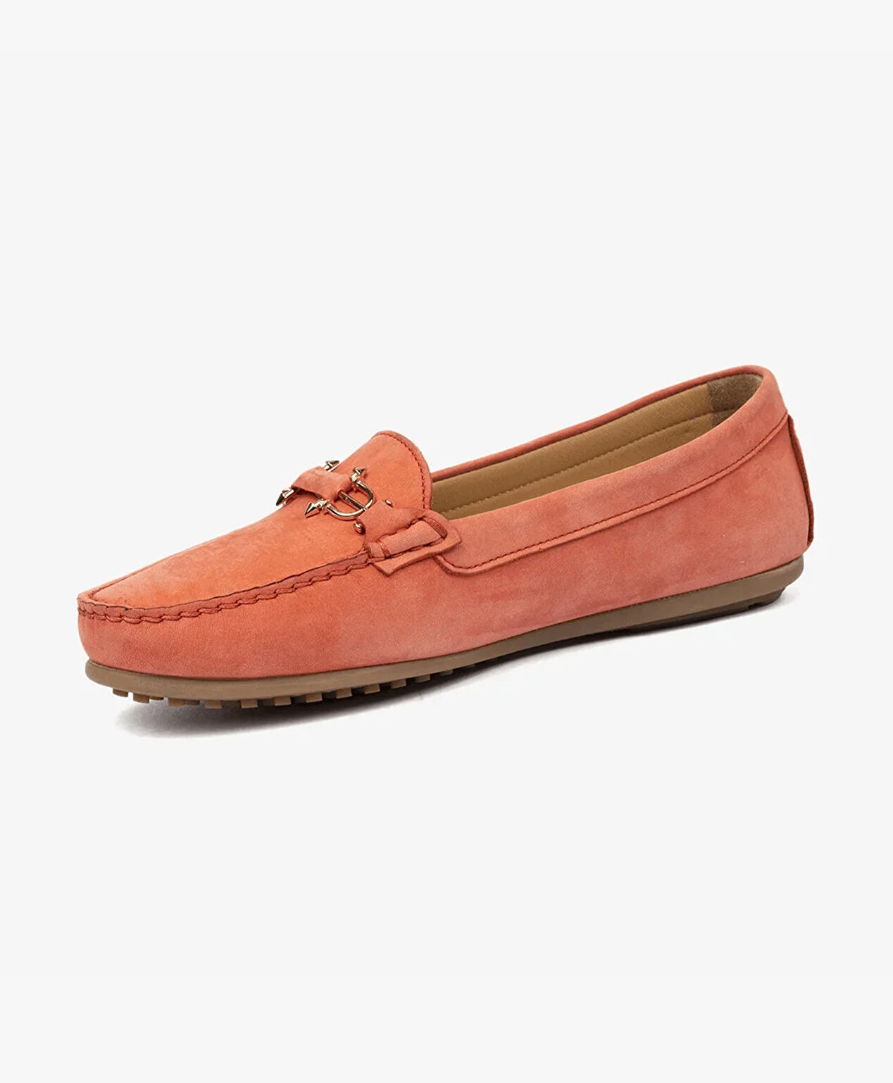 Kadın Nar Çiçeği Hakiki Deri Loafer Ayakkabı - 3
