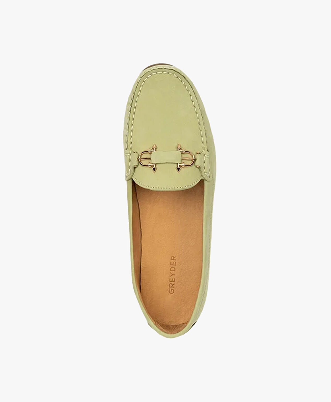 Kadın Çağla Nubuk Hakiki Deri Loafer Ayakkabı - 4