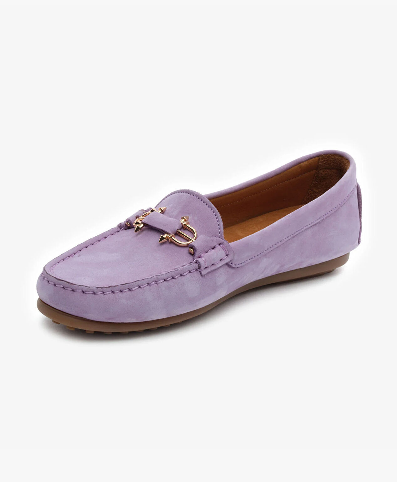 Kadın Lila Hakiki Deri Loafer Ayakkabı - 3