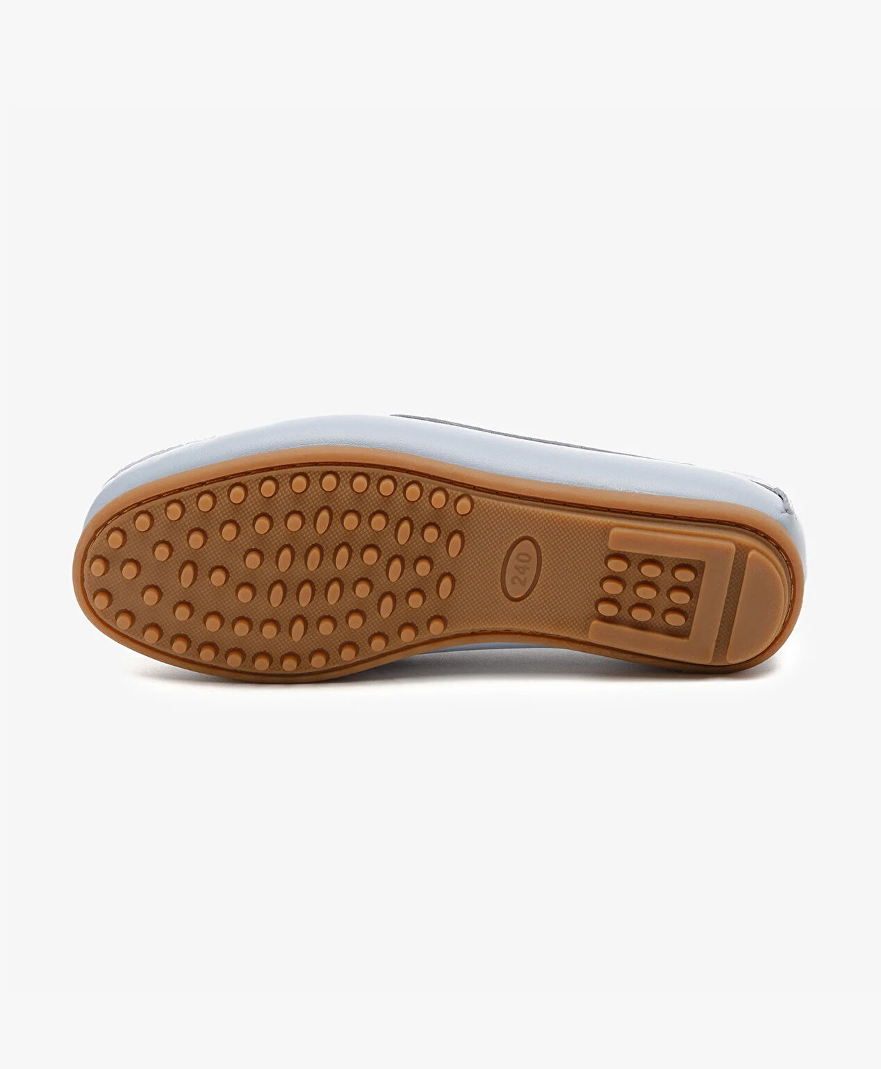 Kadın Mavi Hakiki Deri Loafer Ayakkabı - 6