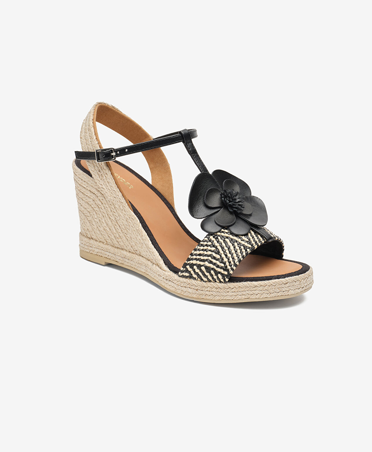 Kadın Siyah Topuklu Sandalet - 2