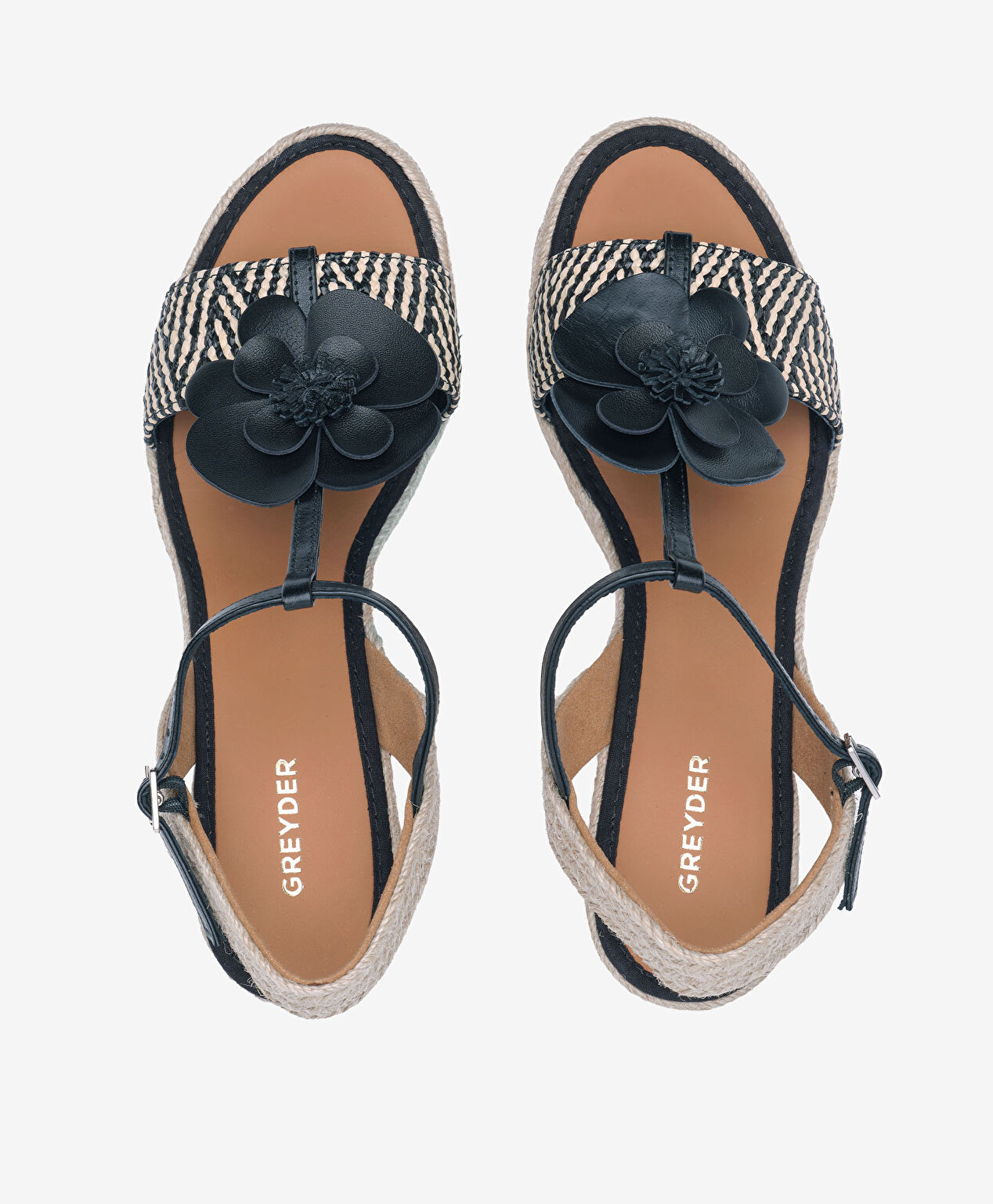 Kadın Siyah Topuklu Sandalet - 5