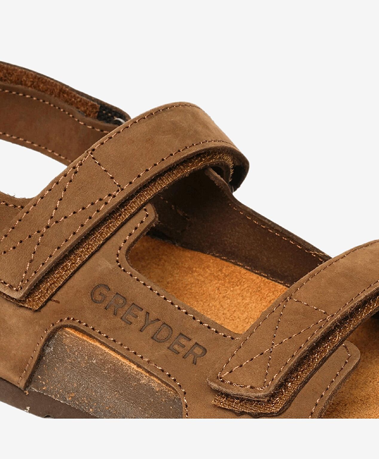 Erkek Çocuk Kahverengi Hakiki Deri Sandalet - 5