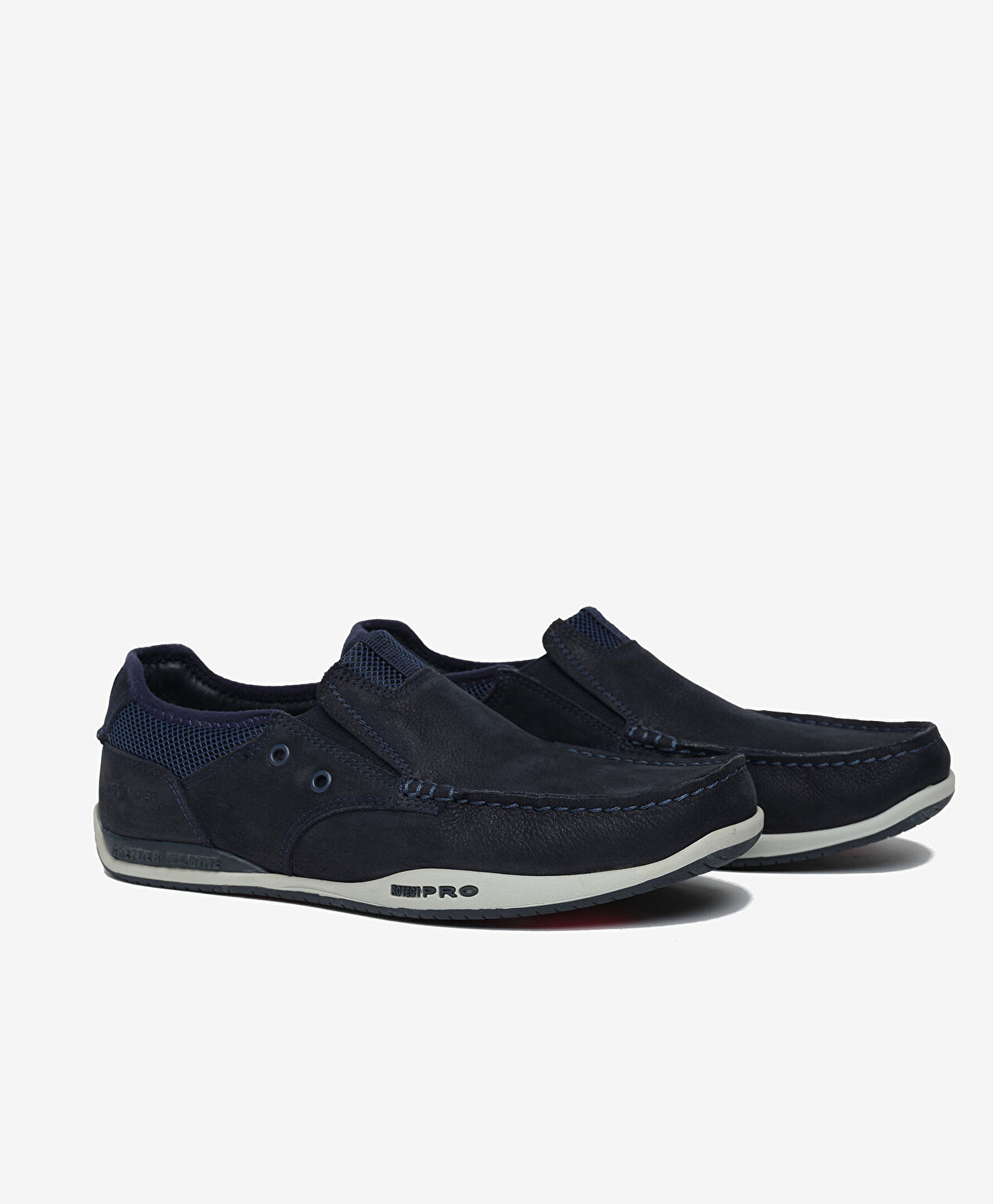 Erkek Lacivert Hakiki Deri Marine Ayakkabı - 3
