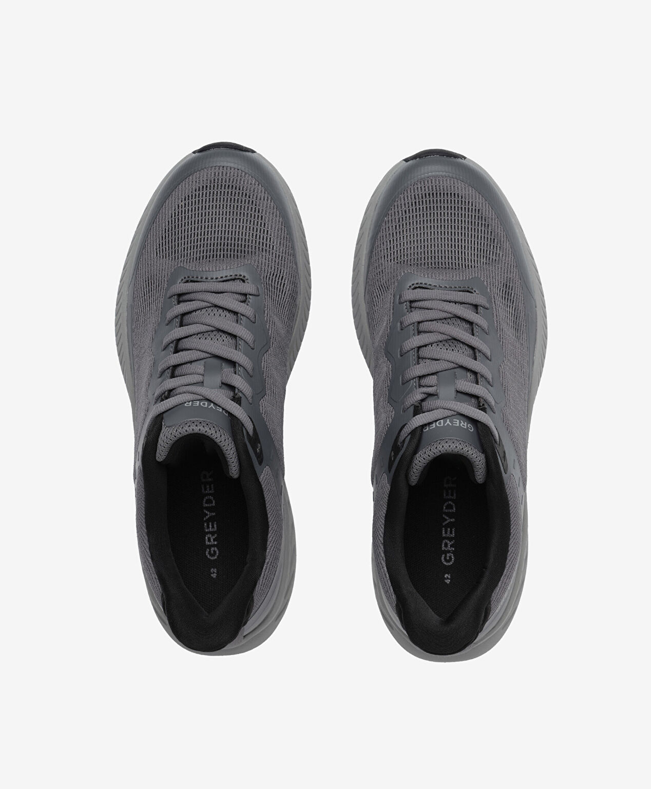 Erkek Gri Hakiki Deri Günlük Spor Ayakkabı - 5