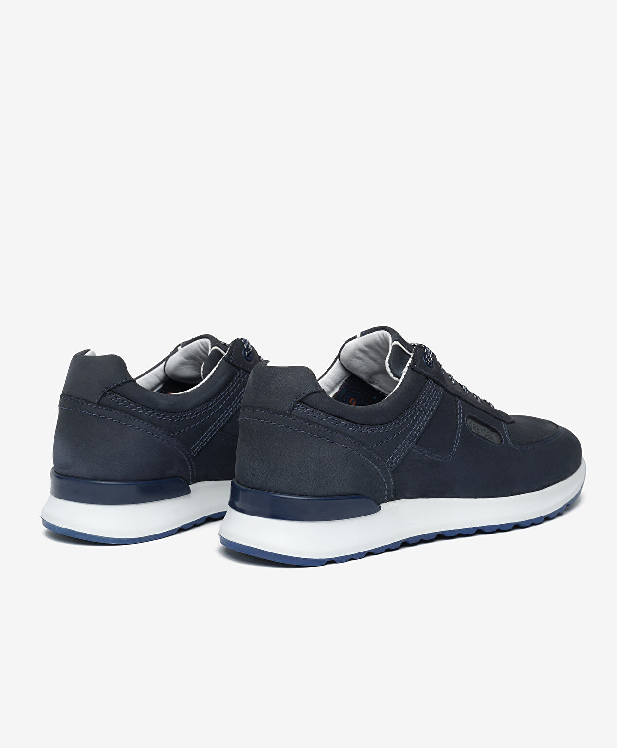 Erkek Lacivert Hakiki Deri Casual Ayakkabı - 4