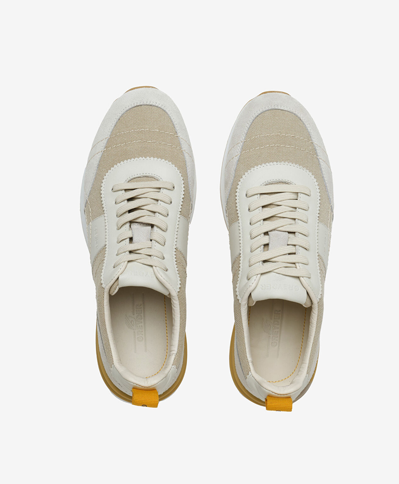 Erkek Beyaz Hakiki Deri Günlük Spor Ayakkabı - 5