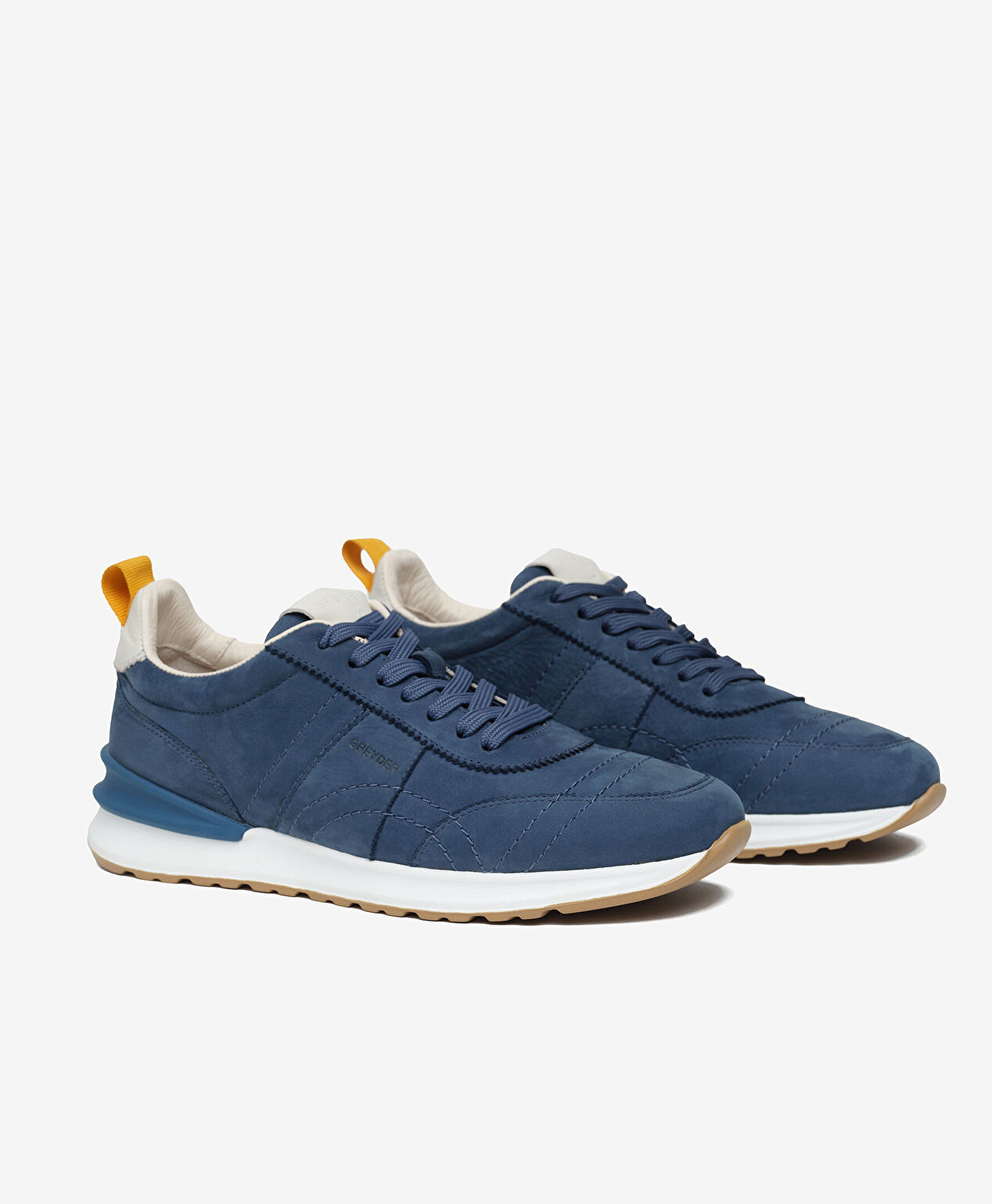 Erkek Lacivert Hakiki Deri Günlük Spor Ayakkabı - 3