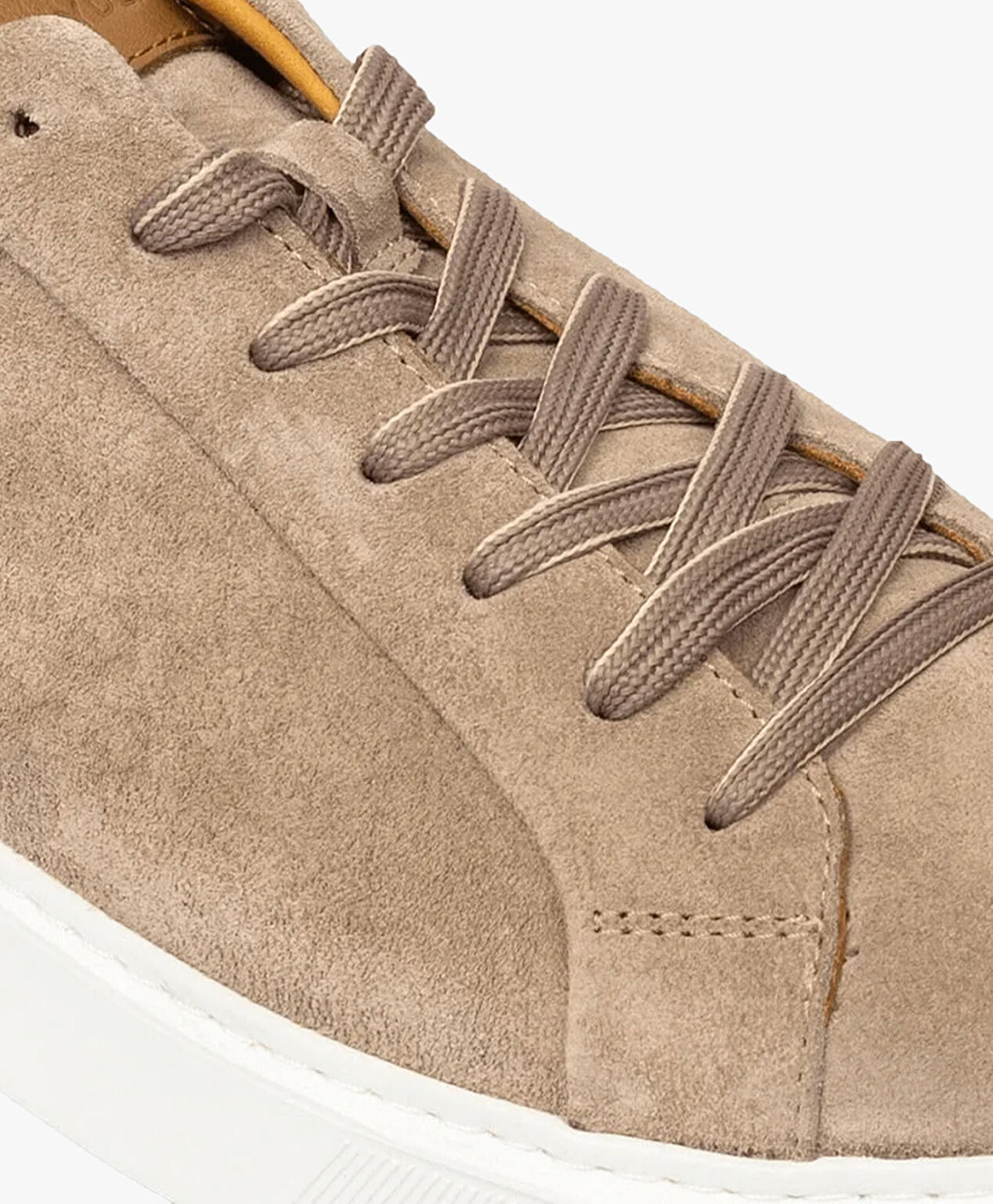 Erkek Vizon Hakiki Deri Sneaker Ayakkabı - 5