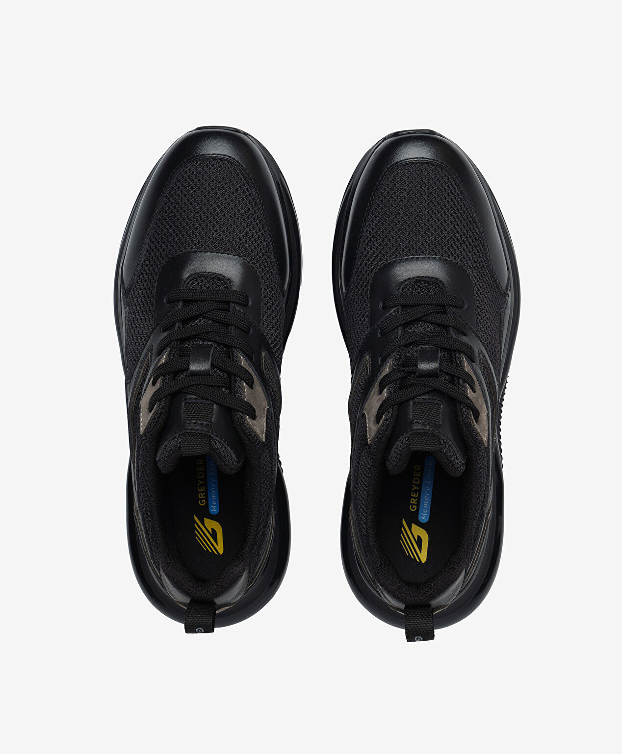 Erkek Siyah Hakiki Deri Günlük Spor Ayakkabı - 5