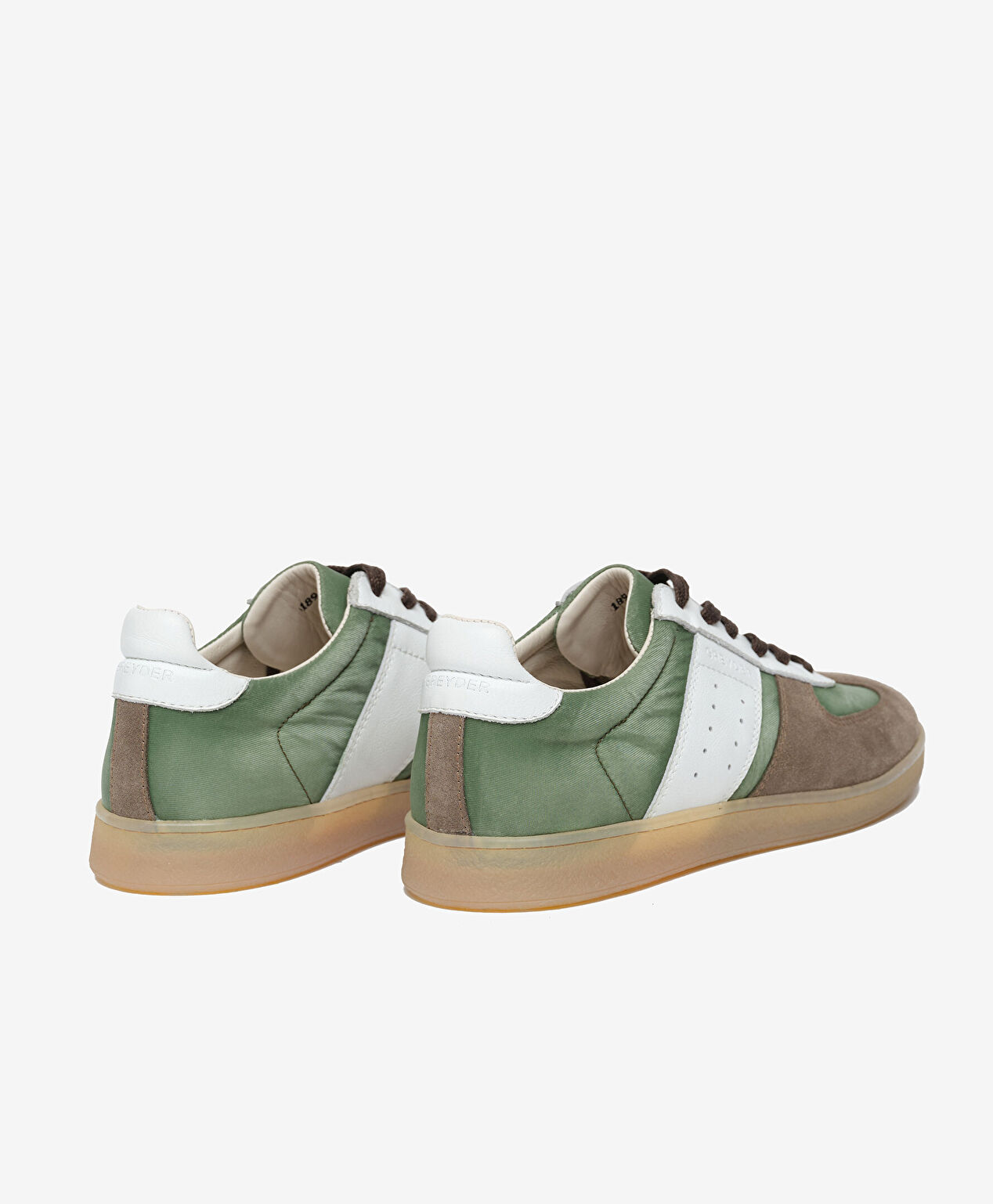 Erkek Vizon Hakiki Deri Sneaker Ayakkabı - 4