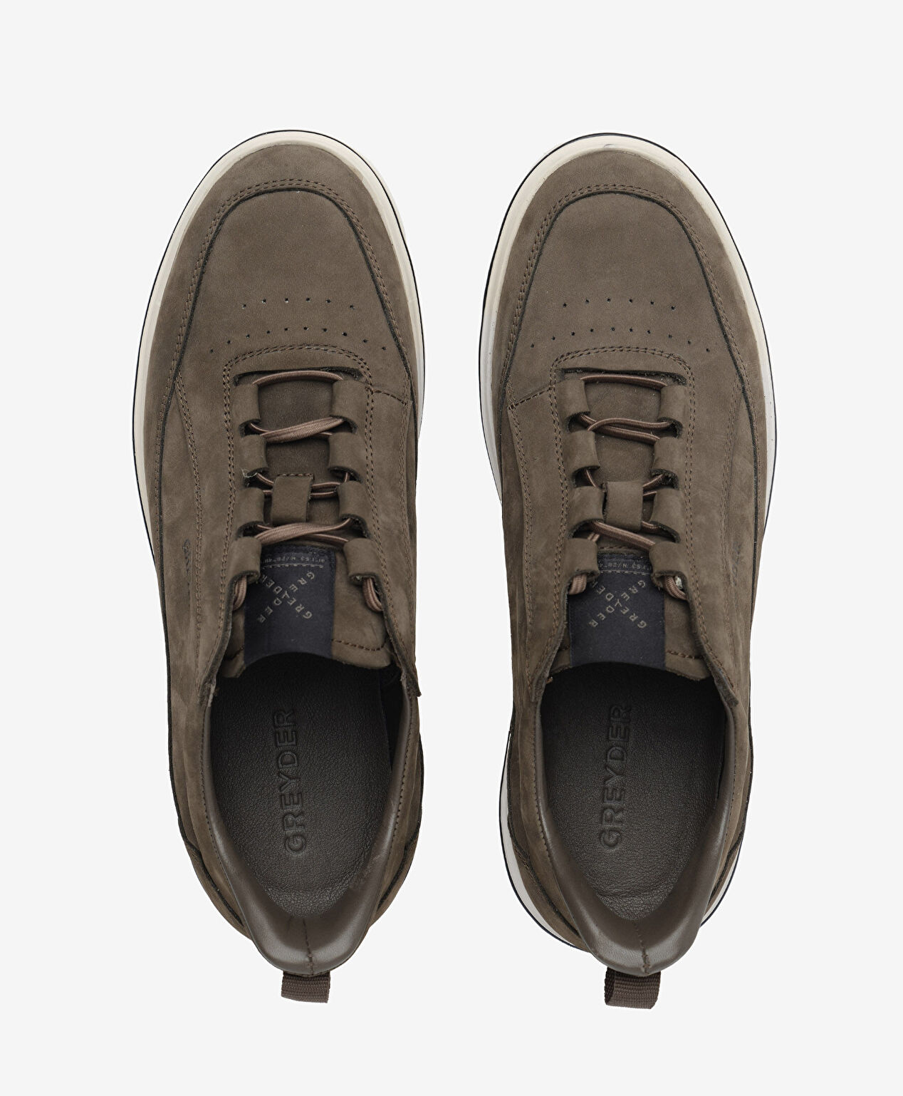 Erkek Duman Hakiki Deri Casual Ayakkabı - 5