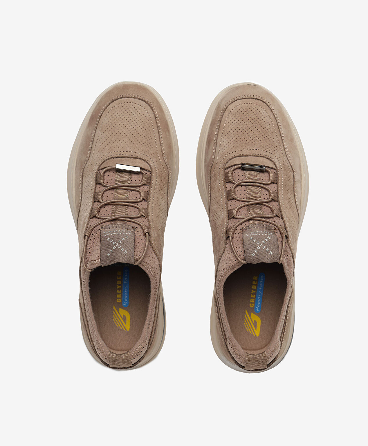 Erkek Vizon Hakiki Deri Casual Ayakkabı - 5