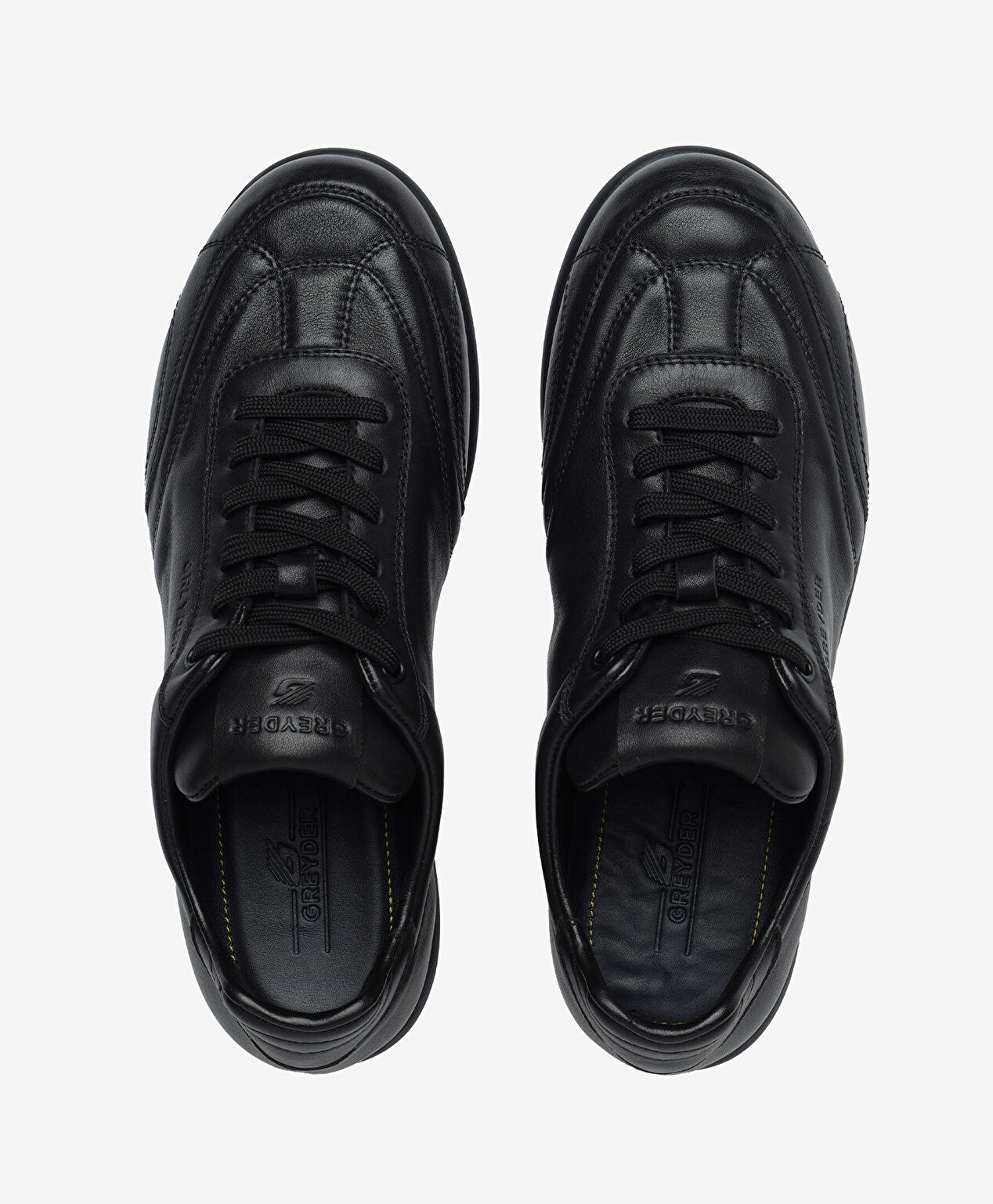 Erkek Siyah Hakiki Deri Casual Ayakkabı - 5