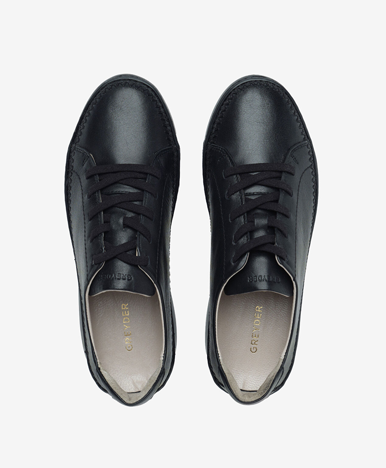 Kadın Siyah Hakiki Deri Casual Ayakkabı - 5