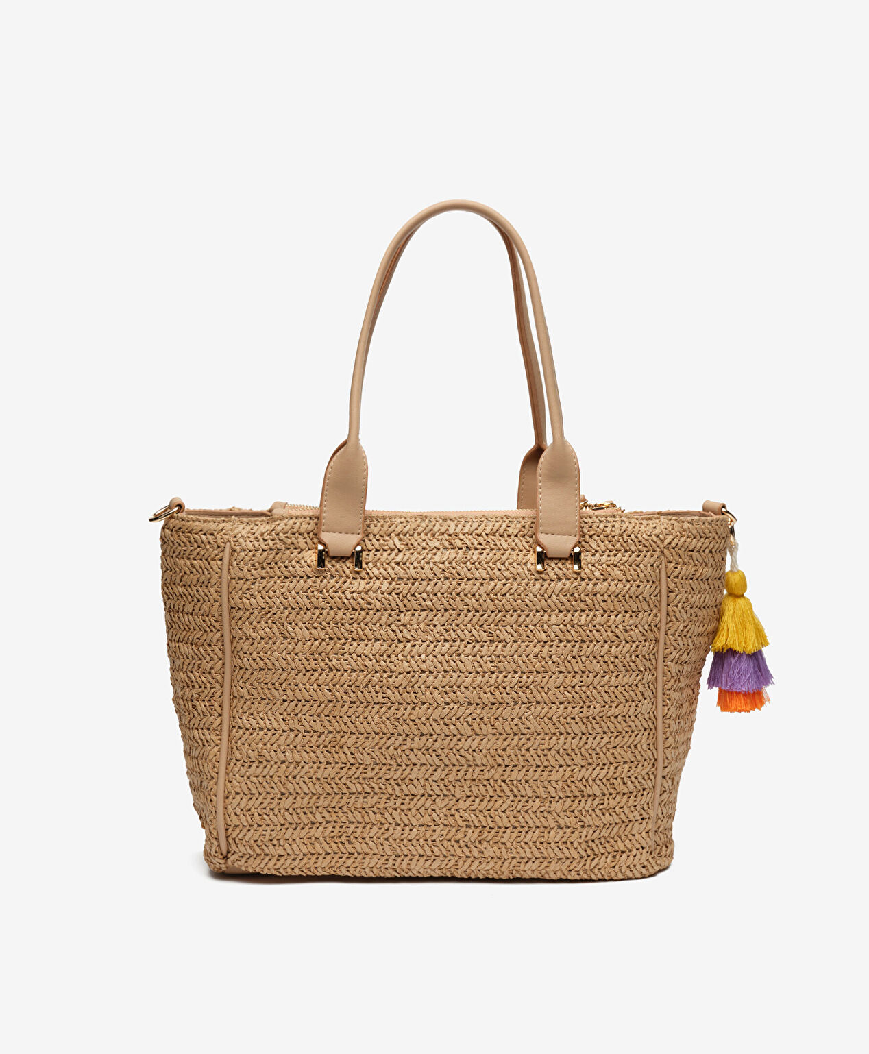 Kadın Deve Tüyü Omuz Çantası - 5