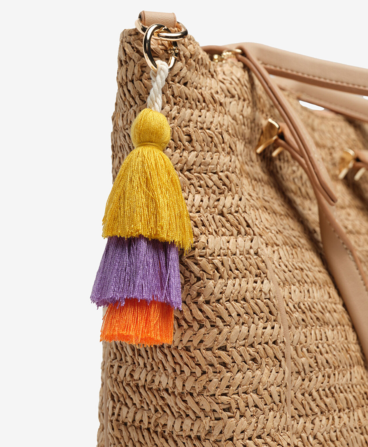 Kadın Deve Tüyü Omuz Çantası - 7