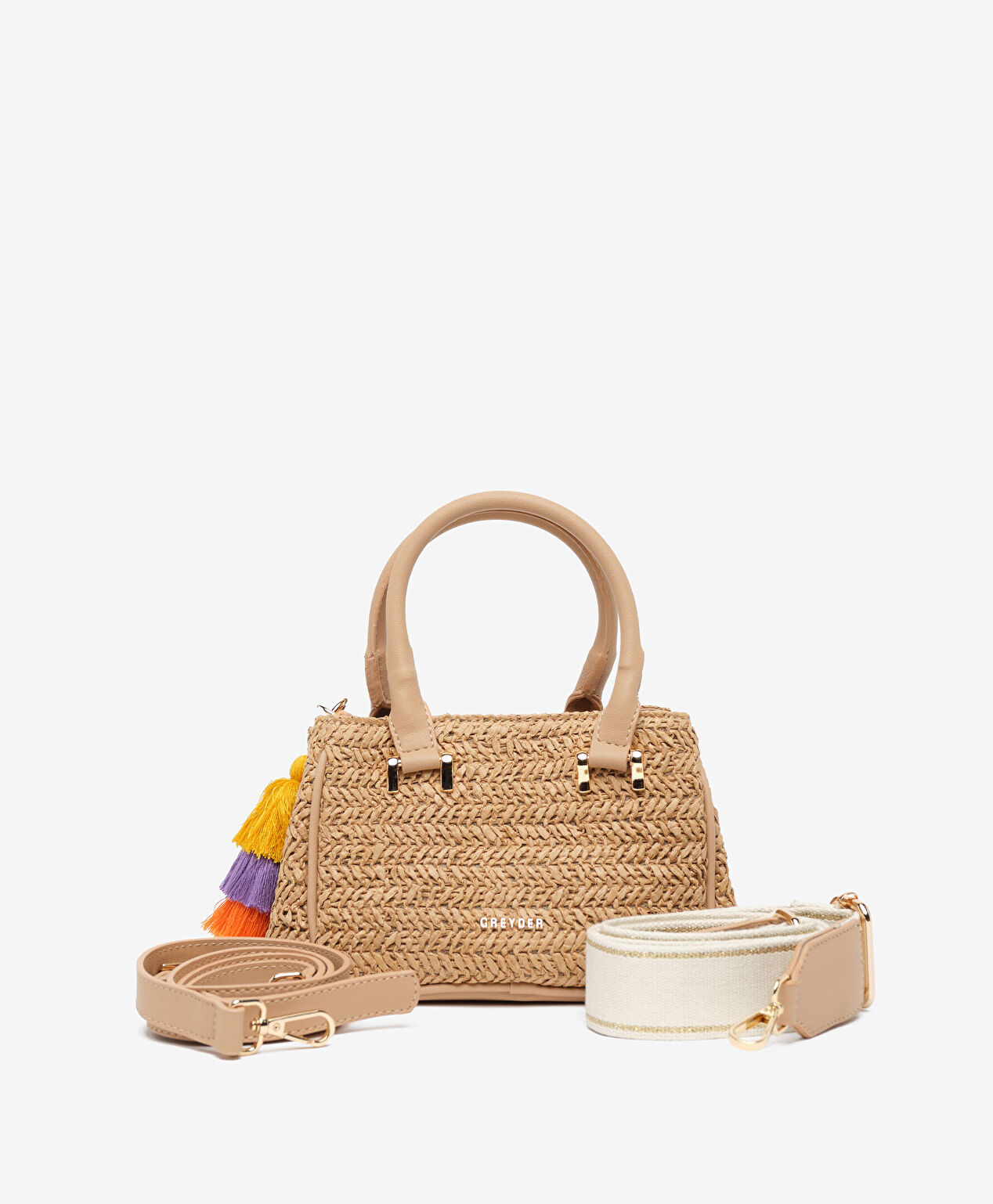 Kadın Deve Tüyü Çapraz Çanta - 4