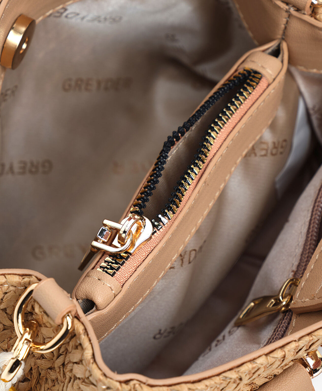 Kadın Deve Tüyü Çapraz Çanta - 6