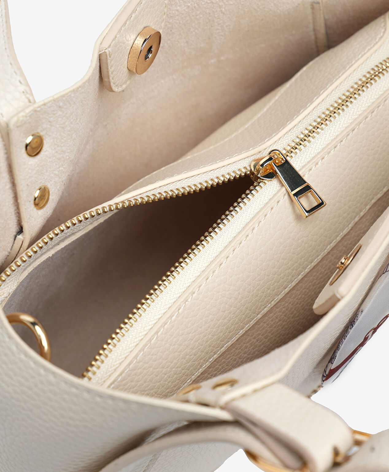 Kadın Ekru Çapraz Çanta - 5