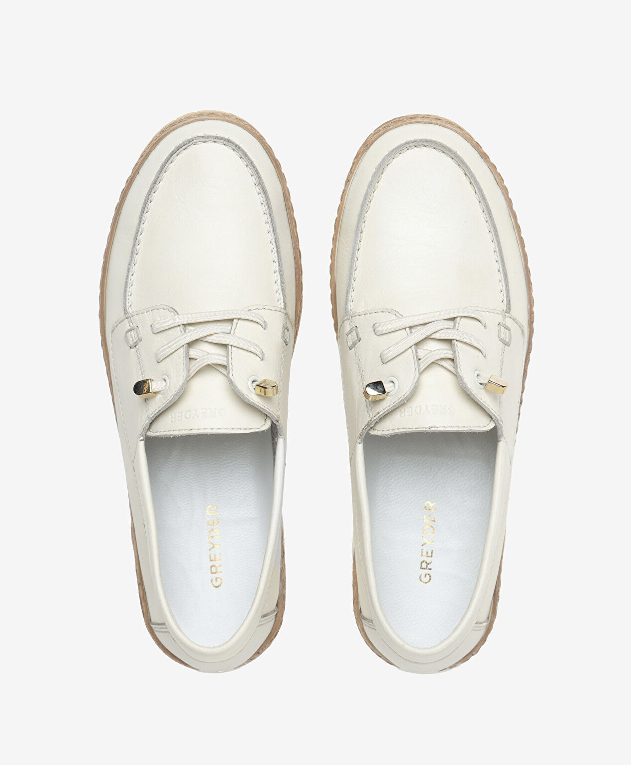 Kadın Beyaz Hakiki Deri Casual Ayakkabı - 5