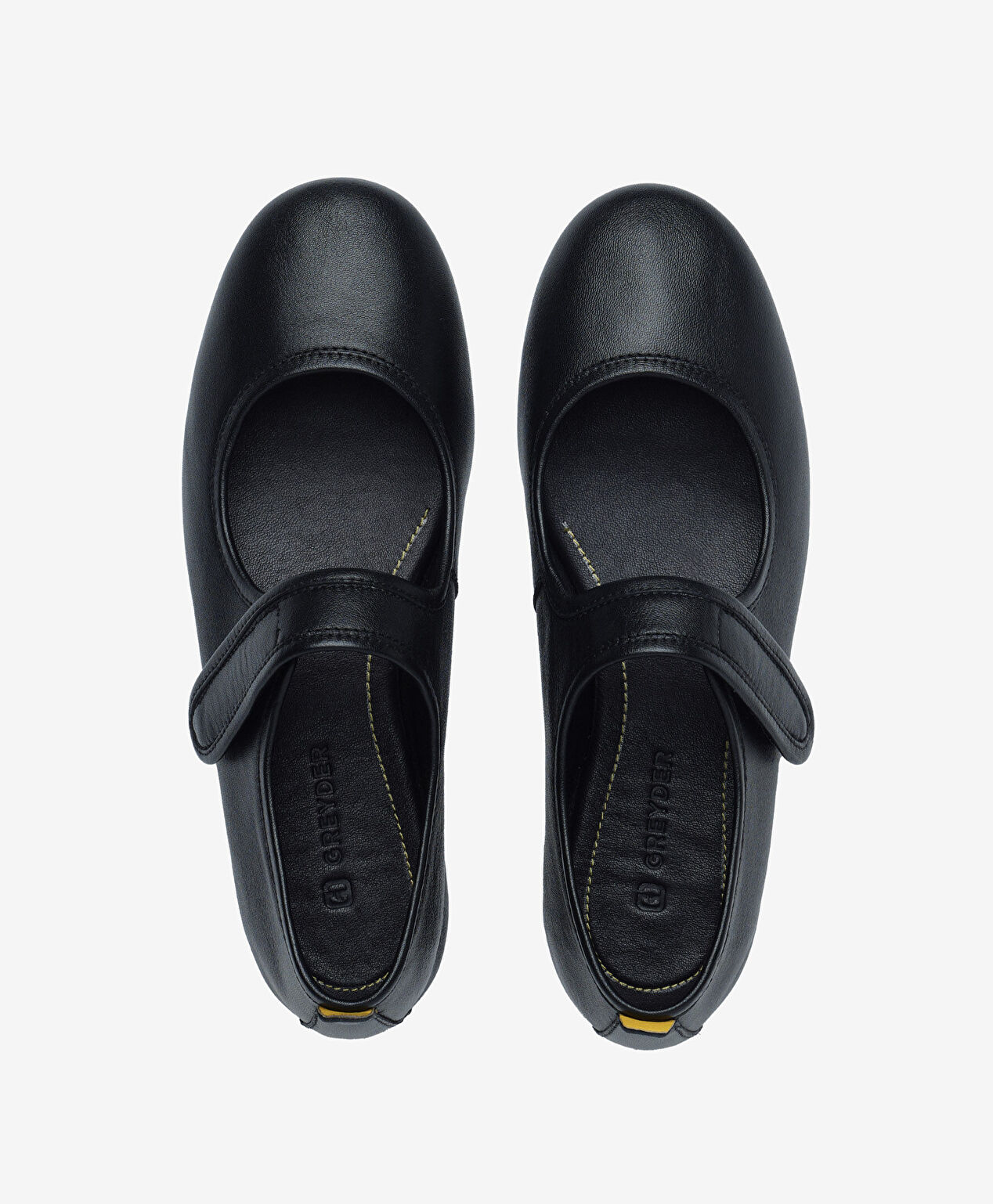 Kadın Siyah Hakiki Deri Babet - 5