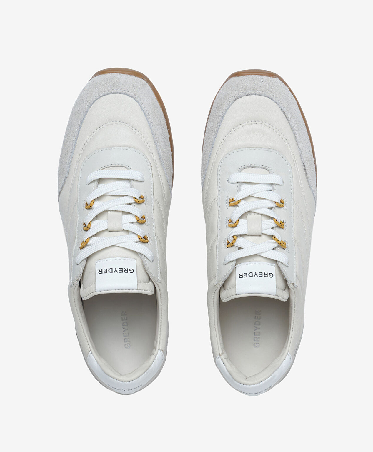 Kadın Beyaz Hakiki Deri Sneaker Ayakkabı - 5