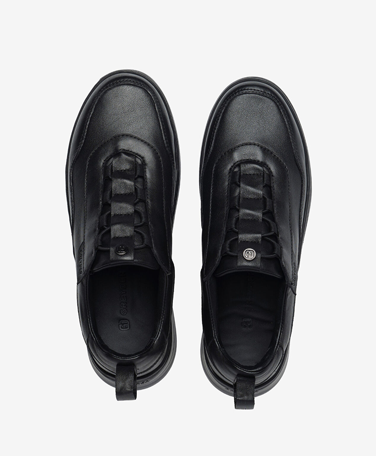 Kadın Siyah Hakiki Deri Casual Ayakkabı - 5