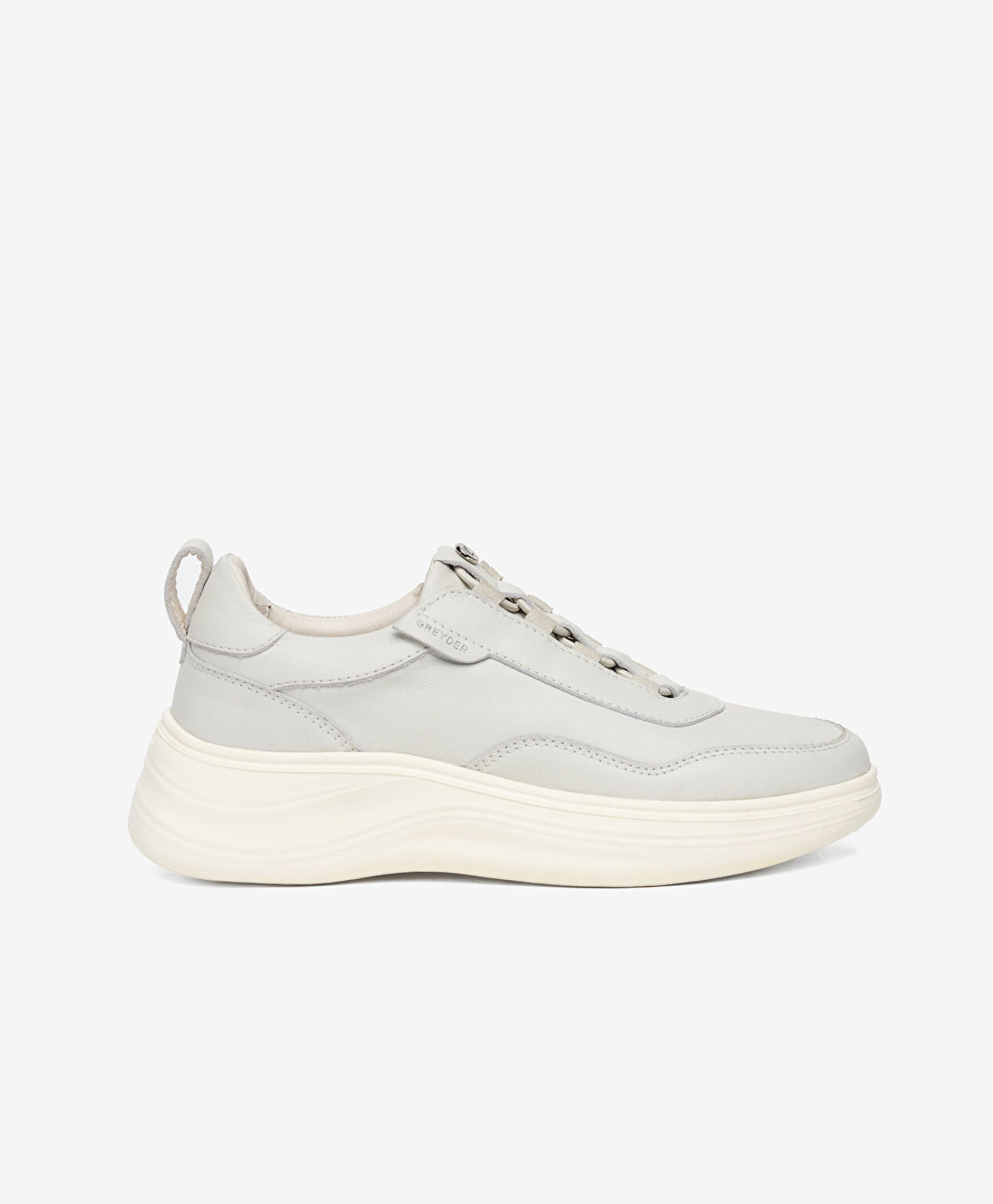 Kadın Beyaz Hakiki Deri Casual Ayakkabı - 1