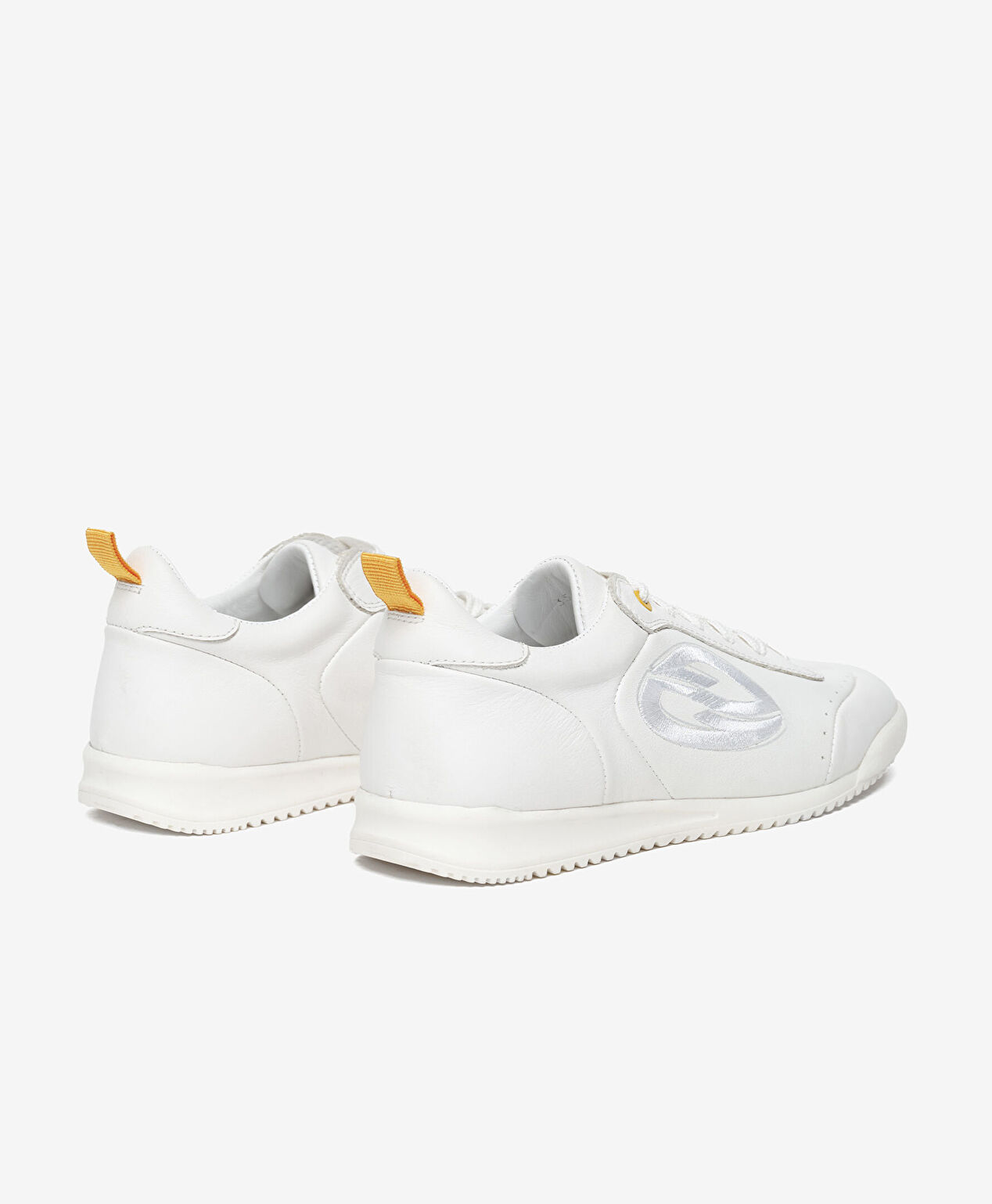 Kadın Beyaz Hakiki Deri Sneaker Ayakkabı - 4