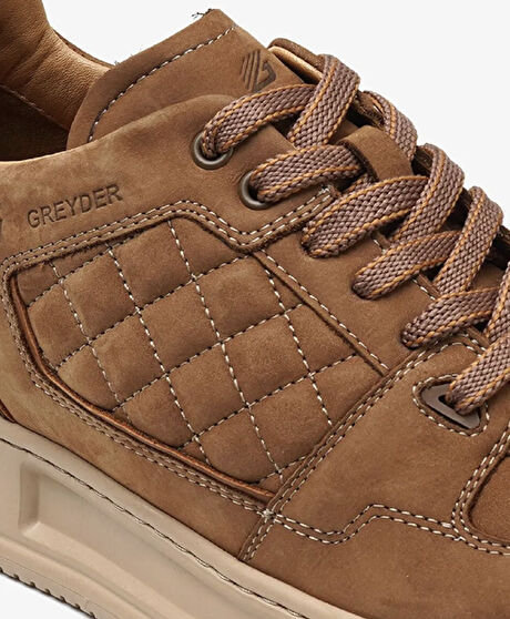 Erkek Deve Tüyü Hakiki Deri Sneaker Ayakkabı