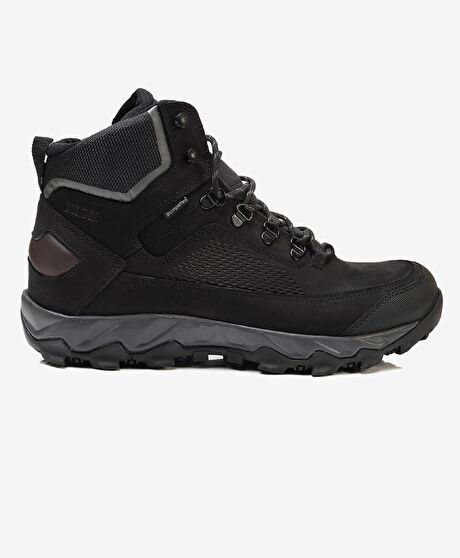 Erkek Siyah Hakiki Deri Su Geçirmez Outdoor Bot