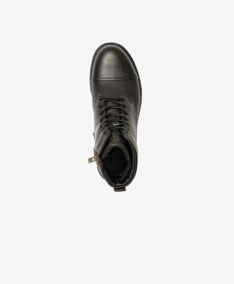 Erkek Yeşil Hakiki Deri Casual Bot